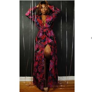 BeBe Flora Maxi Dress